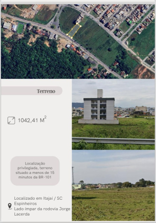 Terreno próximo a Br em Itajaí!!!!