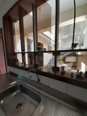 Vista para o pátio externo