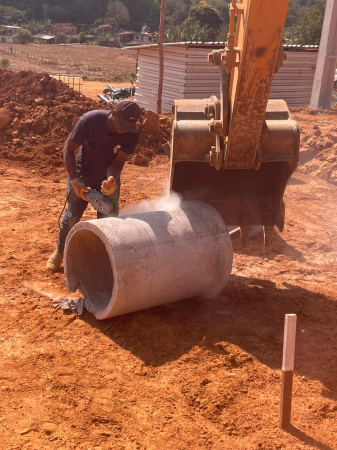 andamento da obra