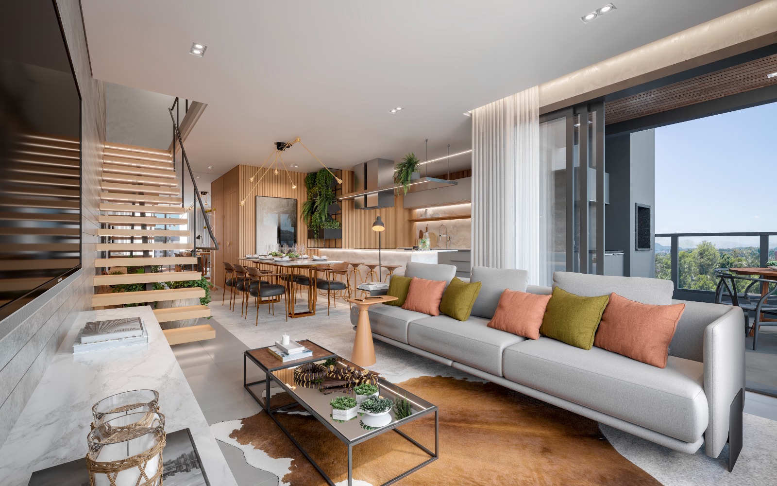 Apartamento Duplex de Alto Padrão – 3 Suítes – 2 Vagas – 137,05m² 