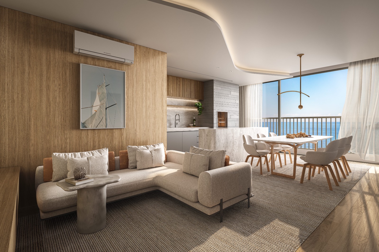 Frente Mar - 2 Suítes - 85m² - 1 Vaga - 18º Andar - Posição Leste