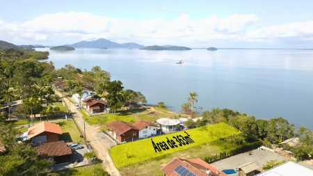 Terreno pé na areia na Vila da Glória - São Francisco do Sul 