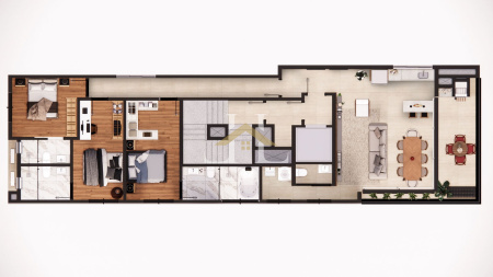 Apartamento para Venda em Balneário Piçarras, Itacolomi, 3 dormitórios, 3 suítes, 4 banheiros, 2 vagas